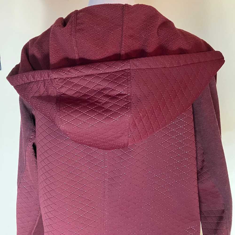 The North Face Ladies Long Fleece Burgundy Jacket… - image 7