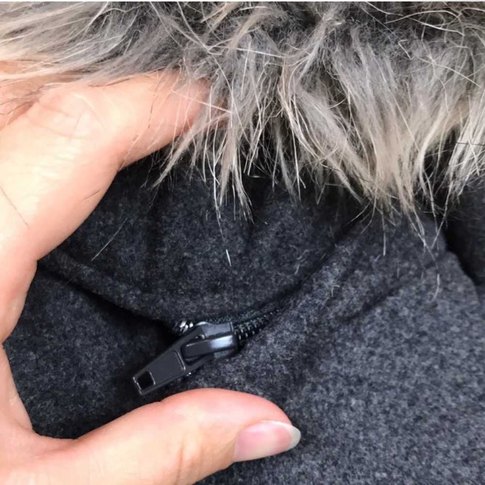 Alpine Swiss Women’s Gray Wool Blend Detachable F… - image 9