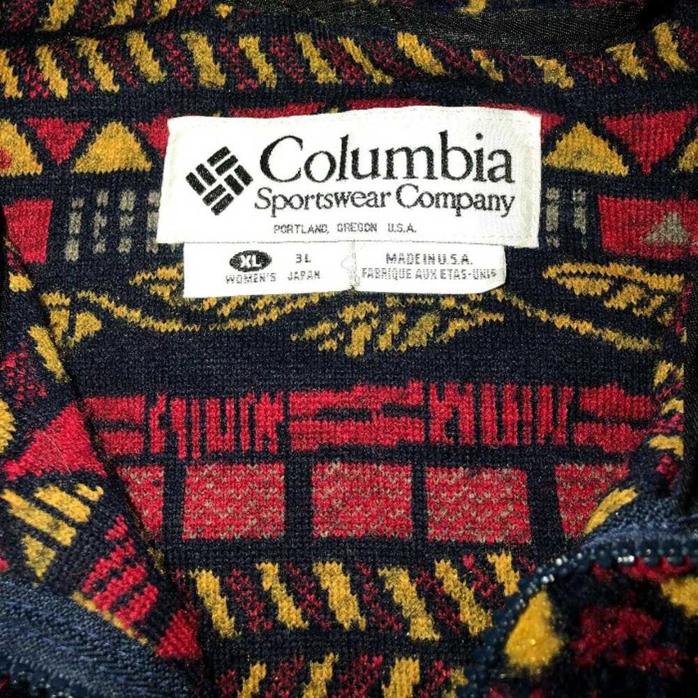 Vintage Columbia Sportswear Aztec Southwestern Pr… - image 5