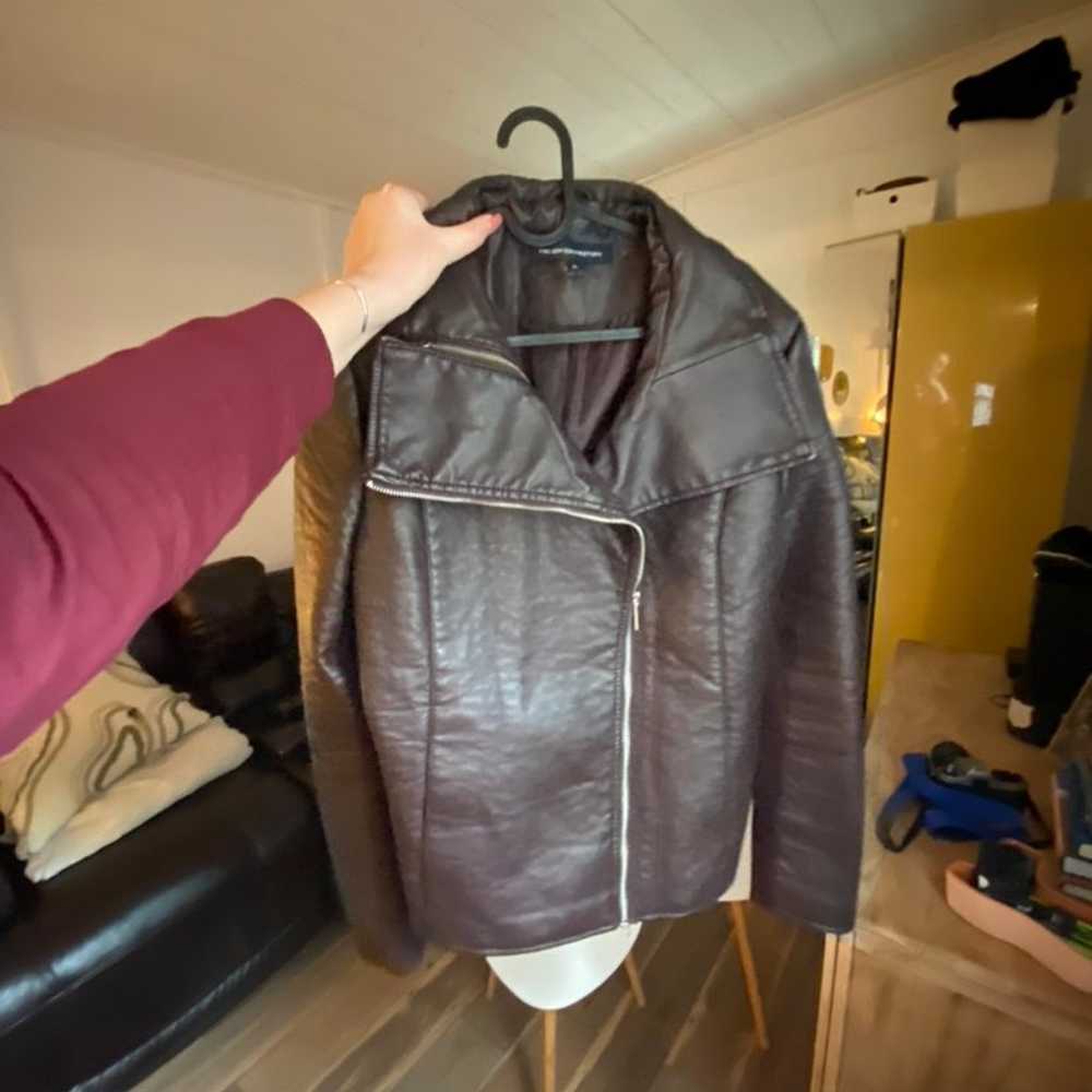 NWOT French Connection Faux Leather Motorcycle Ja… - image 8