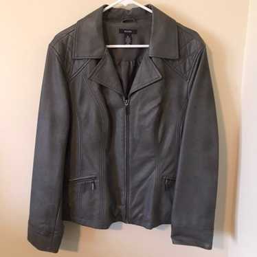 Alfani Faux Leather Jacket