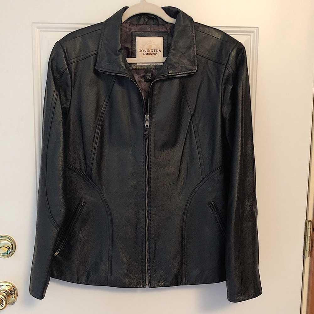 Womens Covington Leather Jacket - image 1