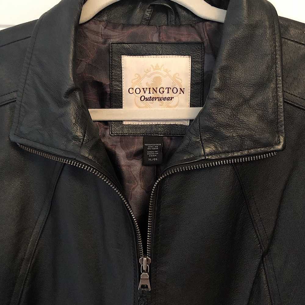 Womens Covington Leather Jacket - image 2
