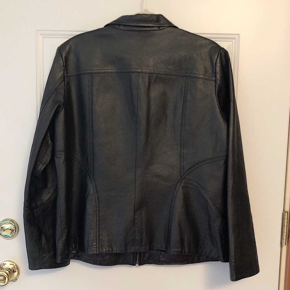 Womens Covington Leather Jacket - image 4