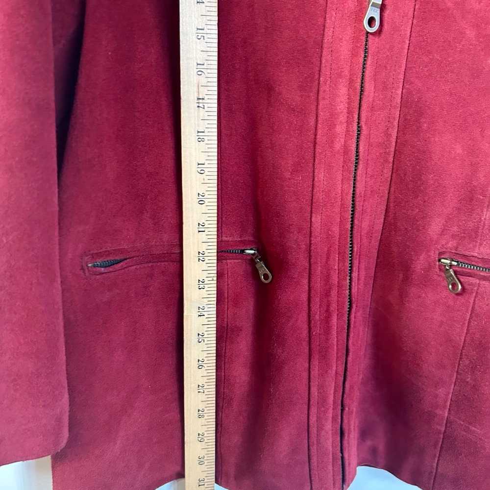 New World Fashion Women’s XL Natural Leather Red … - image 4