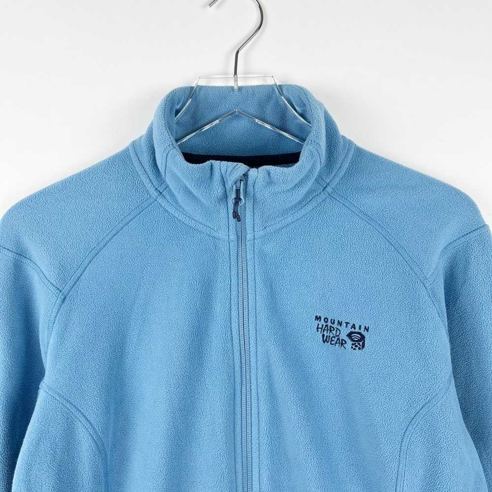 Mountain Hardwear Blue Full Zip Fleece Long Sleev… - image 2