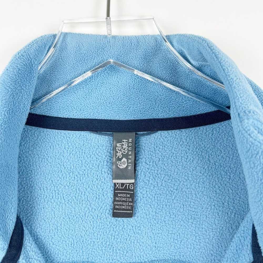 Mountain Hardwear Blue Full Zip Fleece Long Sleev… - image 3