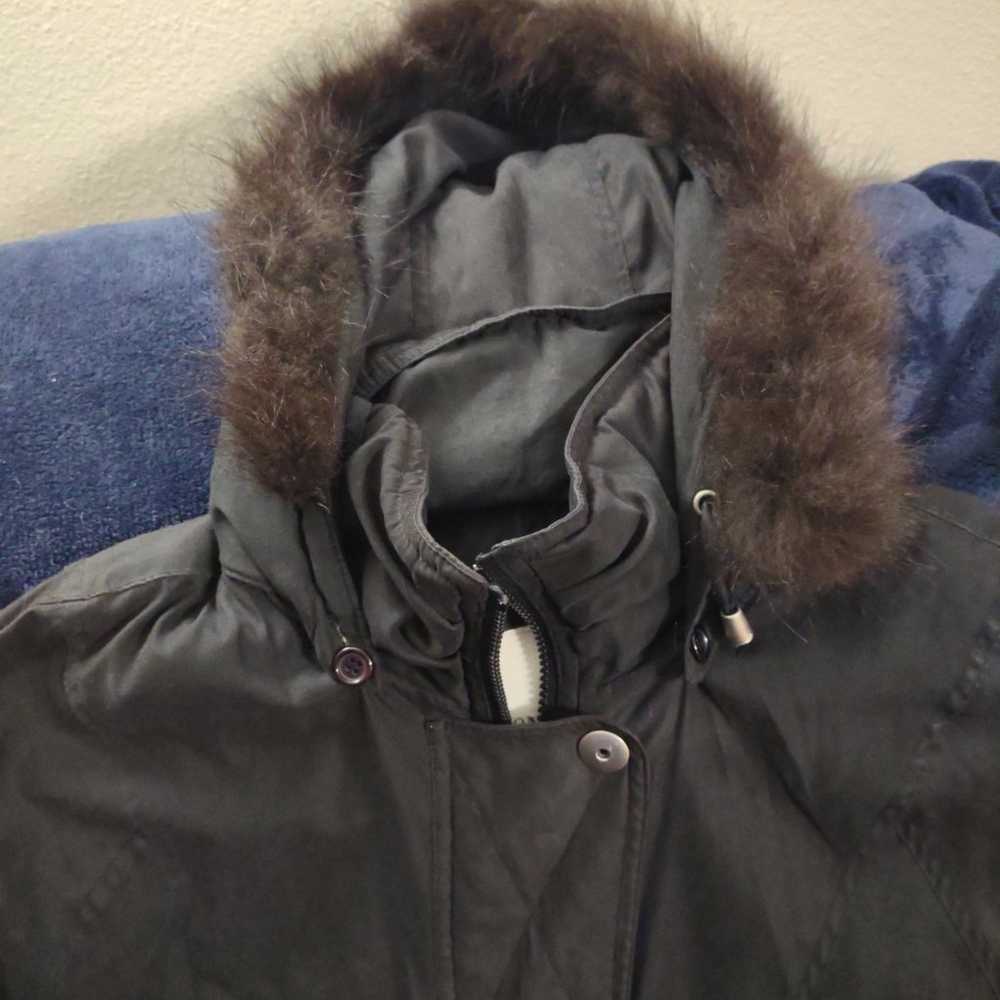London fog jacket with detachable fur trimmed hat… - image 2