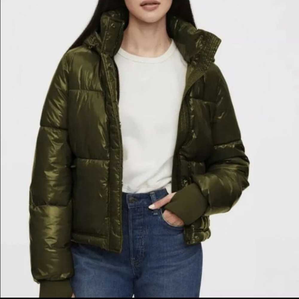 GAP Upcycled Cropped Midweight Puffer Jacket - image 1