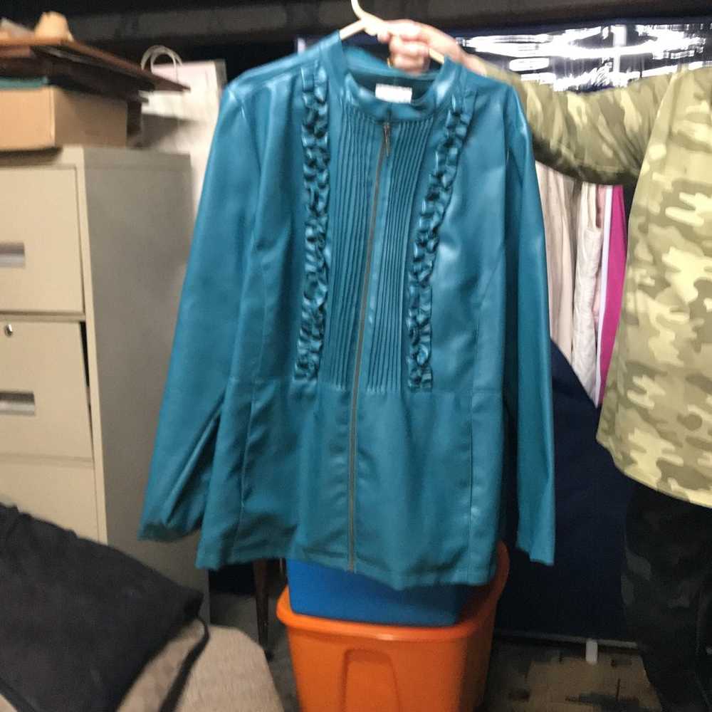 Teal jacket - image 1