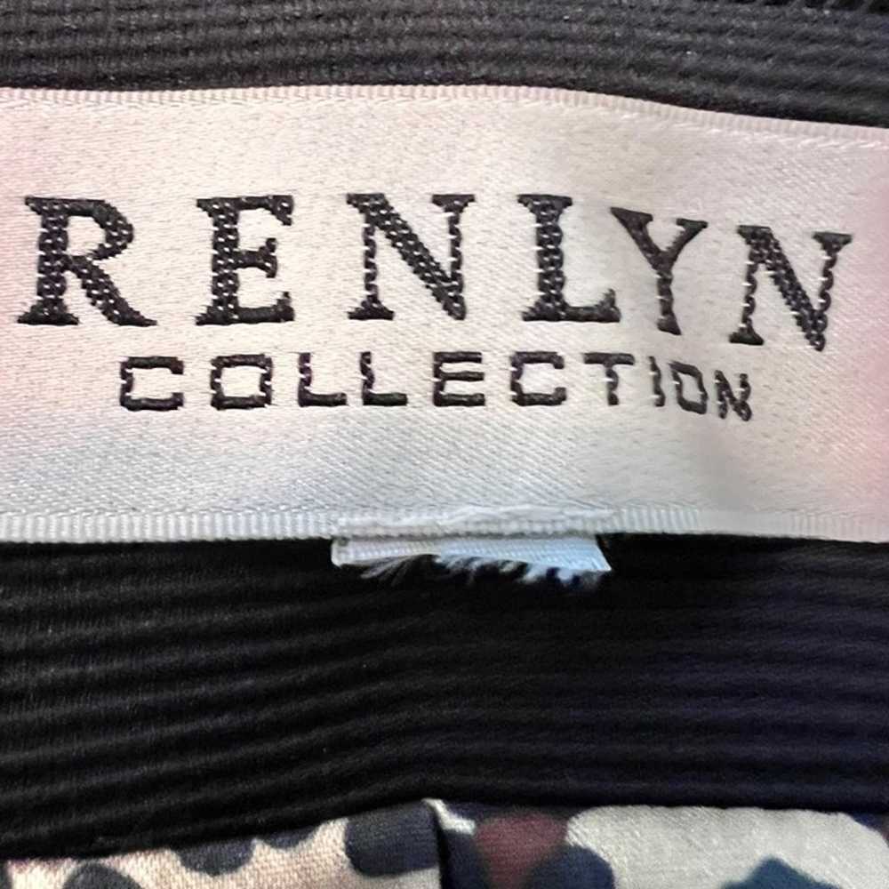 Renlyn Faux Fur Collar Full Length Black Coat 20W - image 9