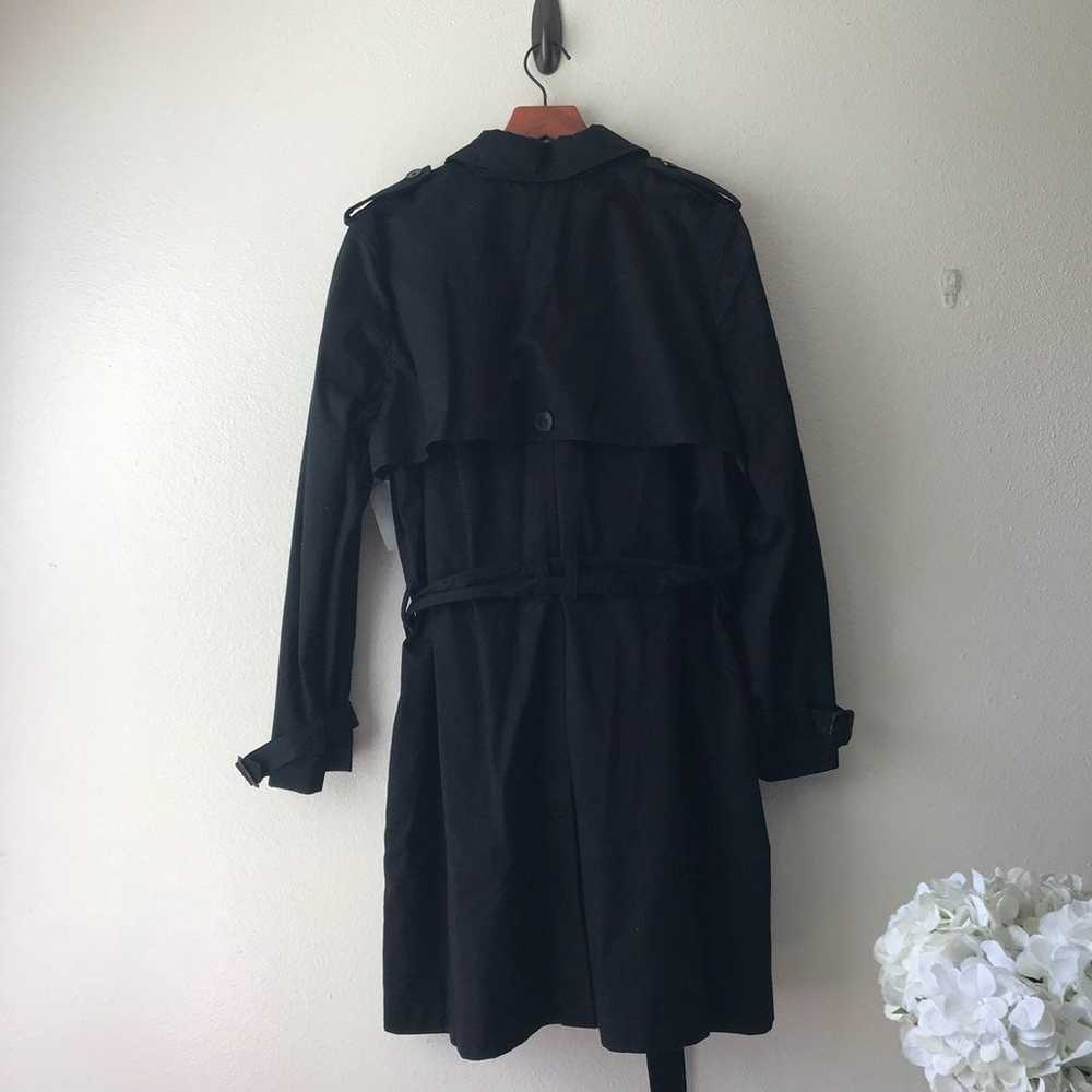 Gap Black Trench Coat XXL - image 2