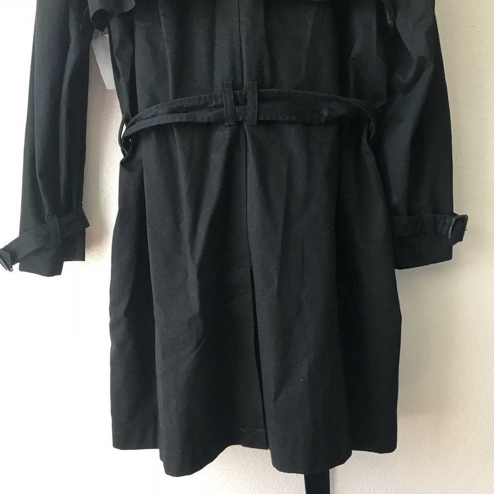 Gap Black Trench Coat XXL - image 6