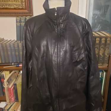 Black Worthington lambskin jacket