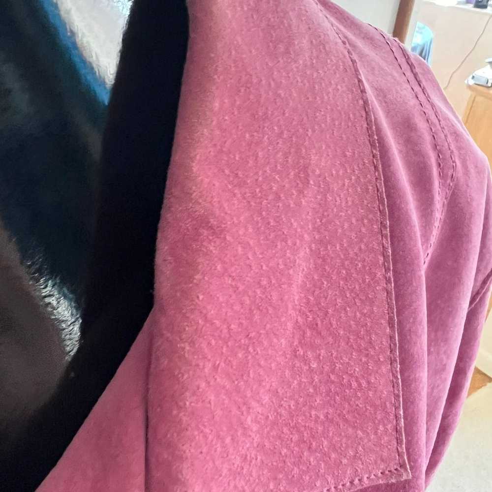 Live a Little Pink LEATHER SUEDE Jacket Nordstrom… - image 4