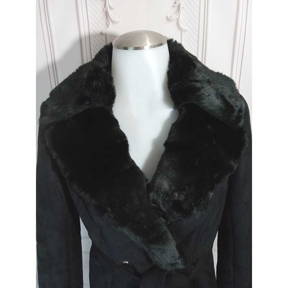 NWOT Guess Faux Suede Leather W/ Faux Fur Lining … - image 2