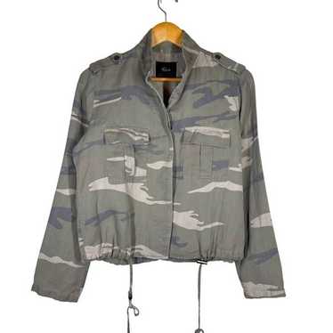 Rails Maverick Boxy Military Jacket in Sage Camo … - image 1