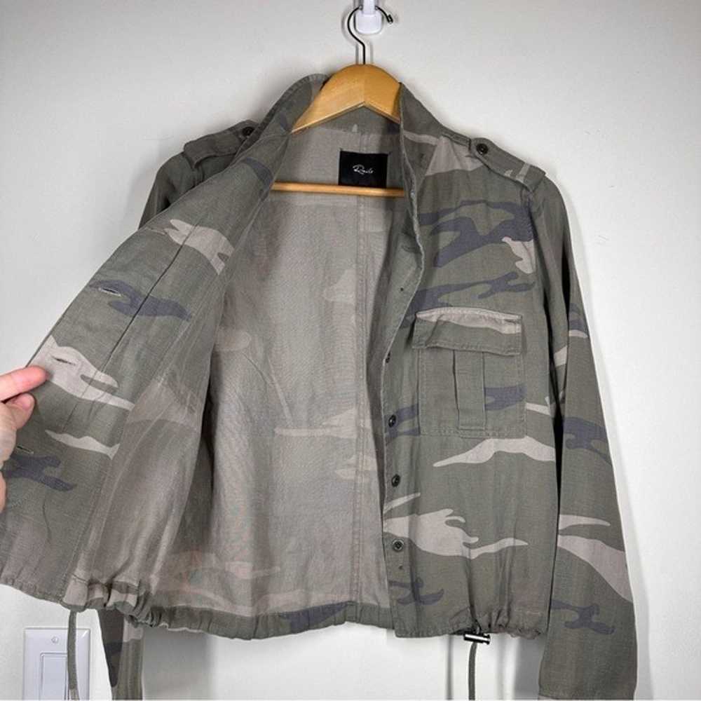 Rails Maverick Boxy Military Jacket in Sage Camo … - image 2