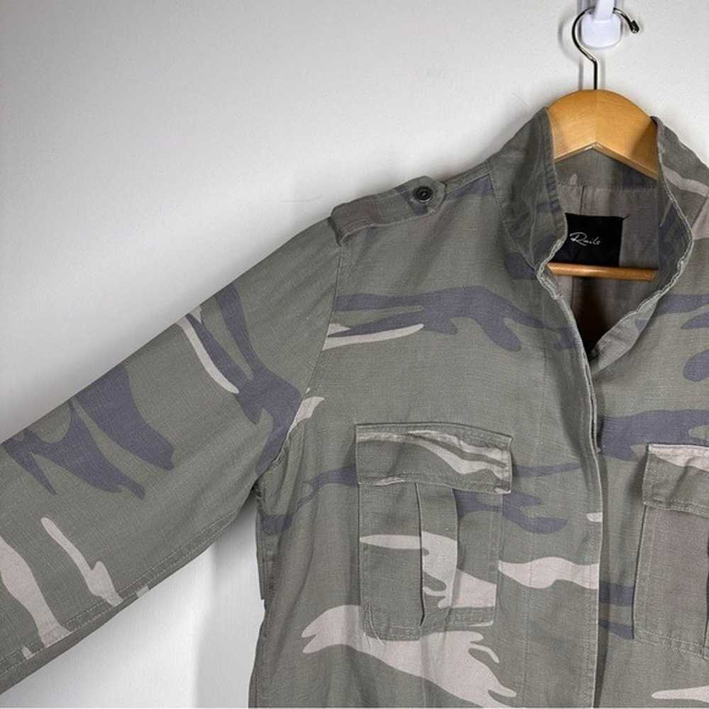 Rails Maverick Boxy Military Jacket in Sage Camo … - image 3