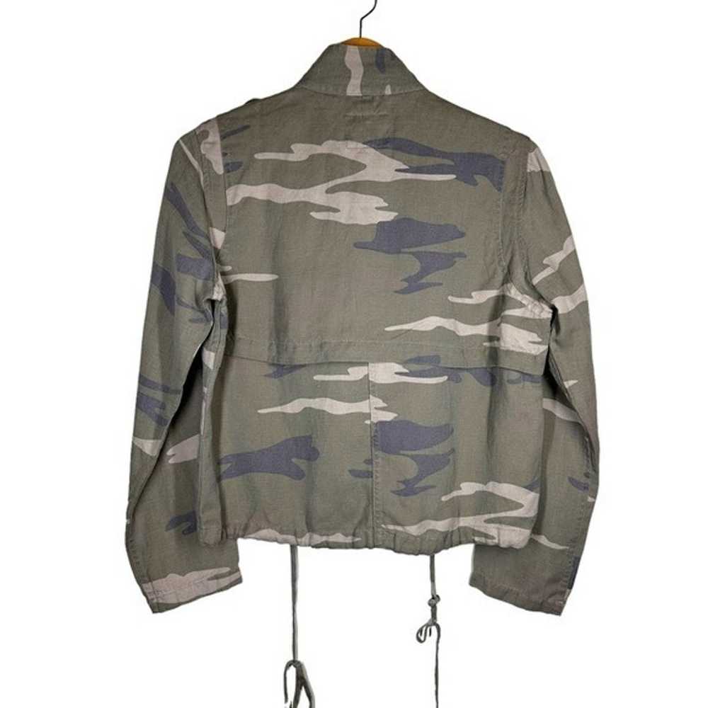 Rails Maverick Boxy Military Jacket in Sage Camo … - image 9