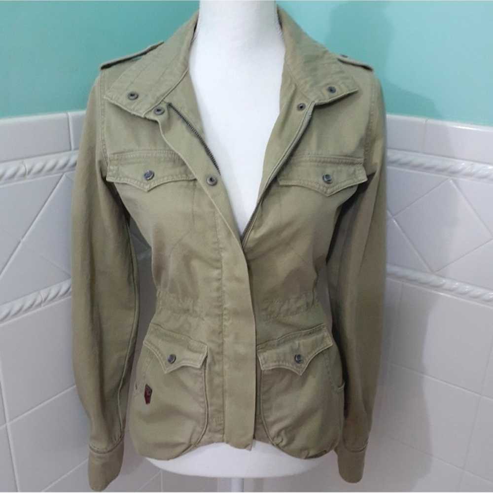Army Olive Green Miltary Utility Jacket - image 3