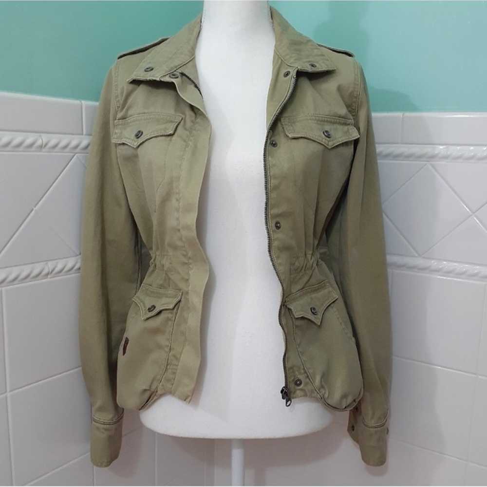 Army Olive Green Miltary Utility Jacket - image 4