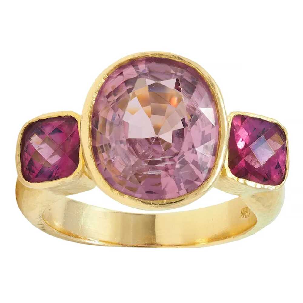 Elizabeth Locke Spinel Rhodolite Garnet 19 Karat … - image 10