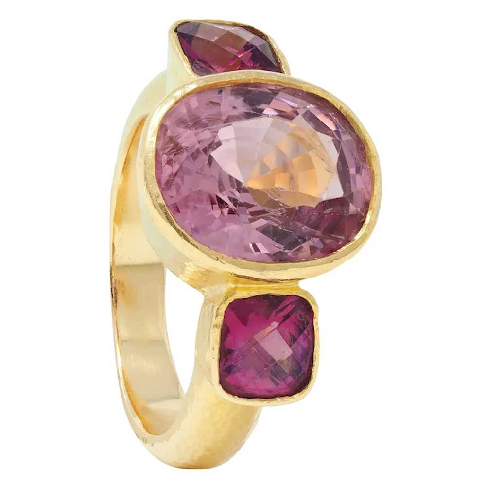 Elizabeth Locke Spinel Rhodolite Garnet 19 Karat … - image 12