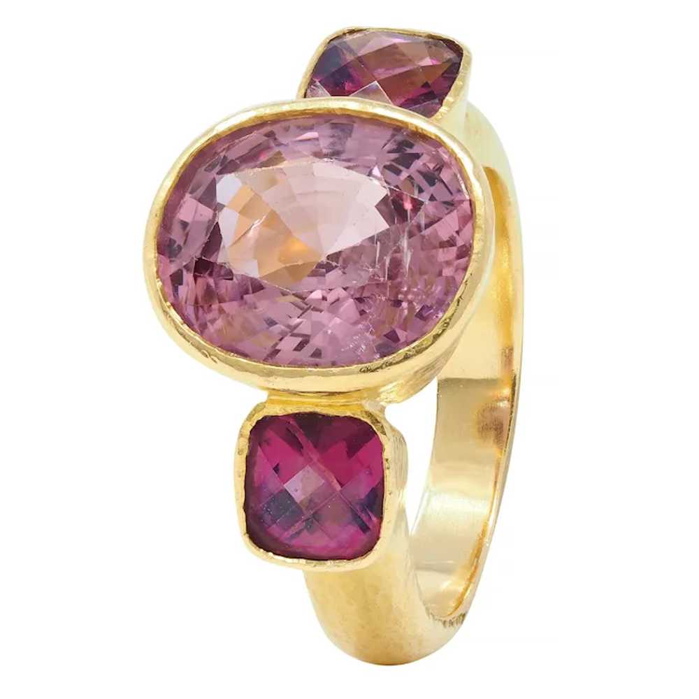 Elizabeth Locke Spinel Rhodolite Garnet 19 Karat … - image 9