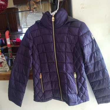 Michael Kors Purple Puffer Jacket Size XSmall Lik… - image 1