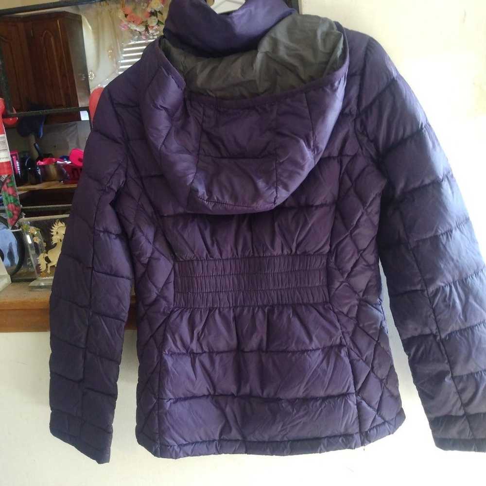 Michael Kors Purple Puffer Jacket Size XSmall Lik… - image 5