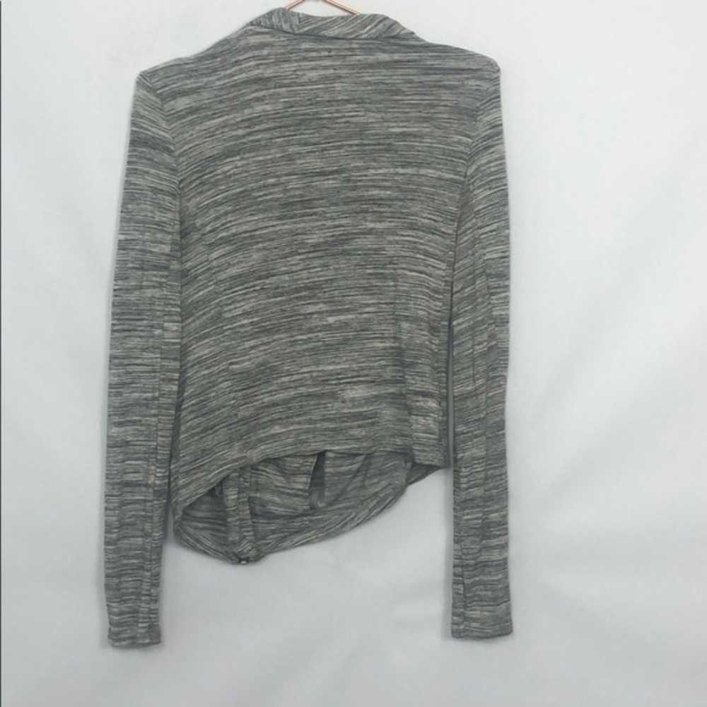 Lou & Grey Motto Zip Front Jacket Gray Like New C… - image 6