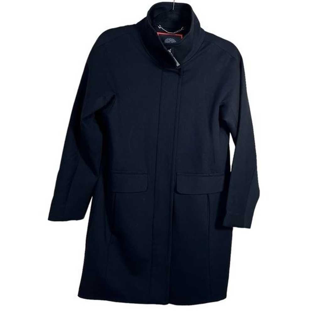 Vince Camuto Black Modern Sleek Peacoat Jacket EU… - image 2