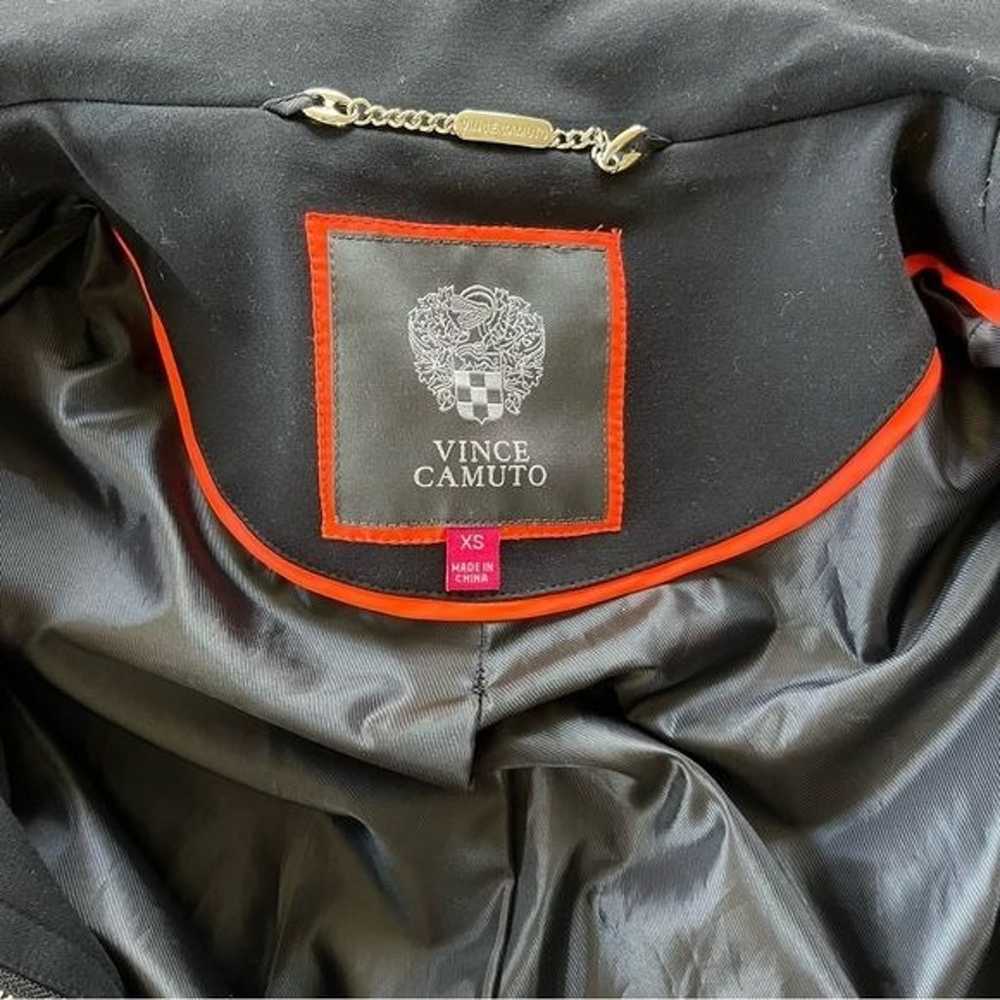 Vince Camuto Black Modern Sleek Peacoat Jacket EU… - image 6