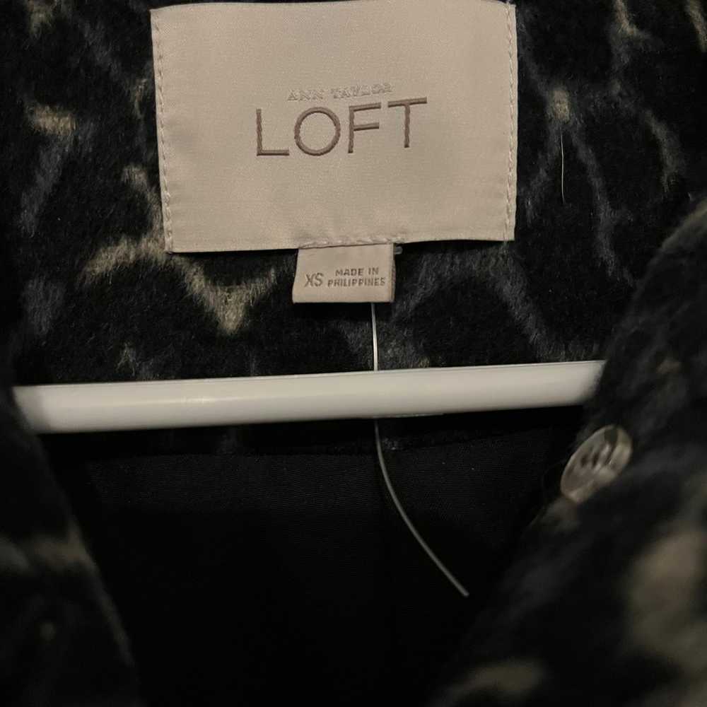 Loft Overcoat/ Car Coat Jacket Leopard - image 2