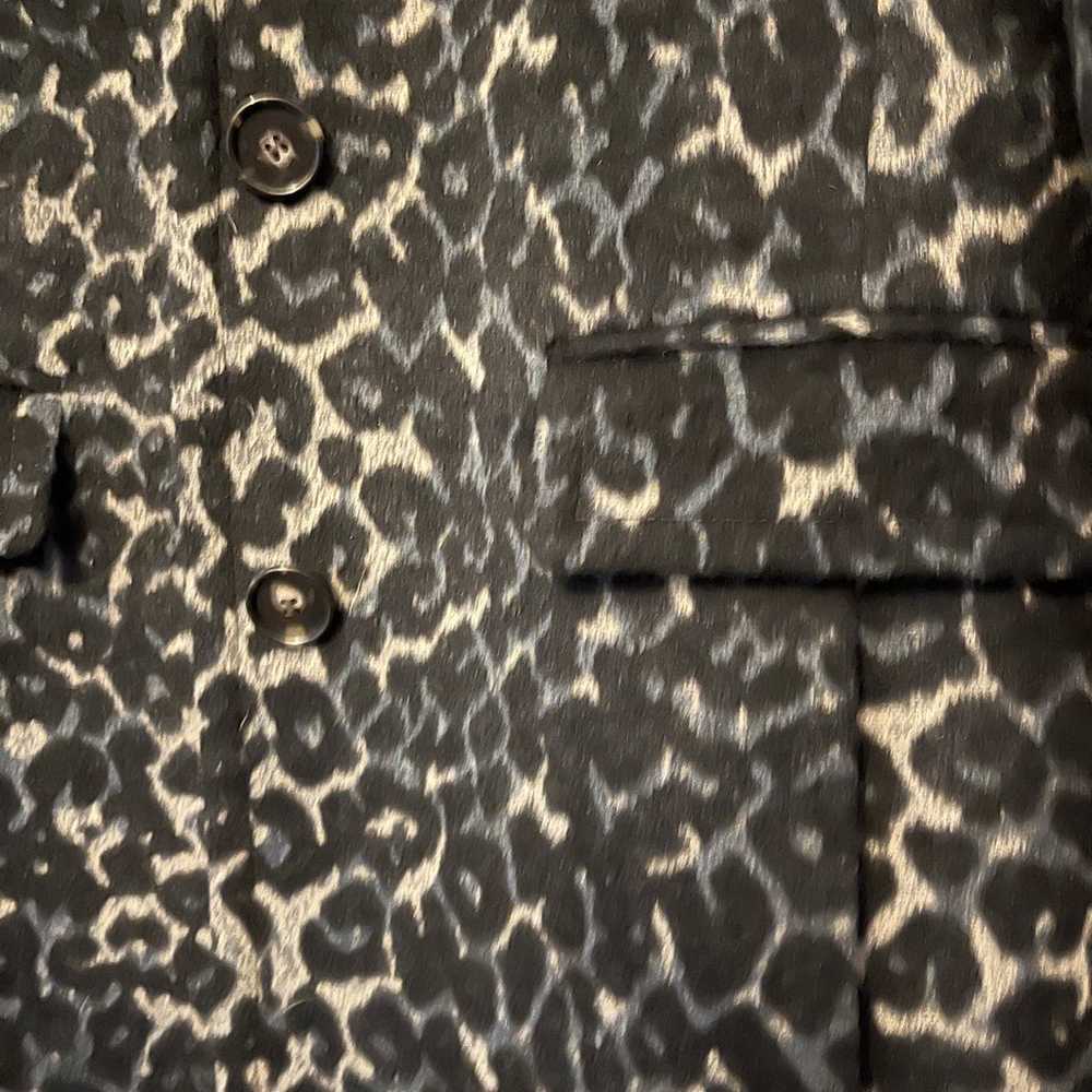 Loft Overcoat/ Car Coat Jacket Leopard - image 3