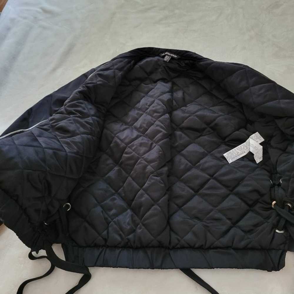 Zara Women TRF Outerwear Black Puffer Bomber Jack… - image 9