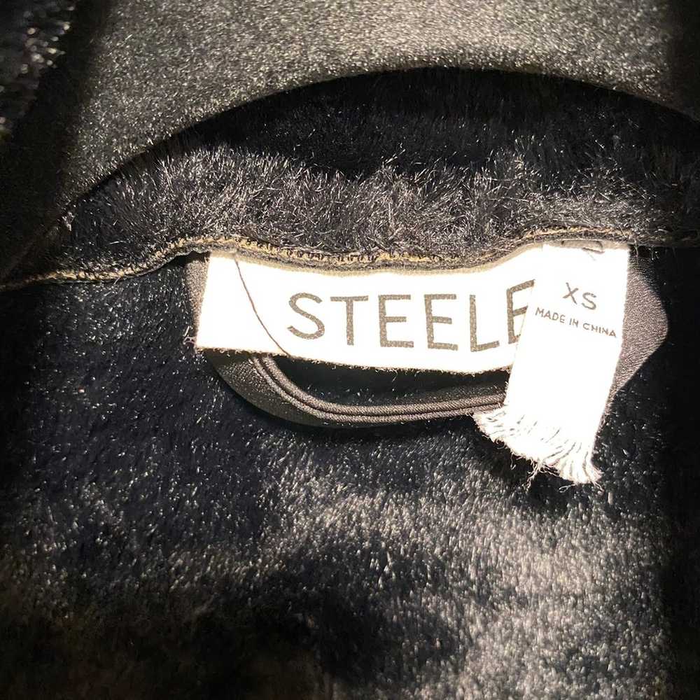 Steele Vegan Leather Jacket - image 5