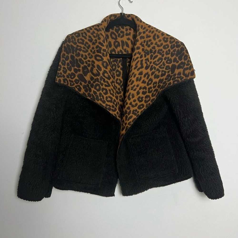 MINKPINK Let It Happen Reversible Jacket Leopard … - image 11
