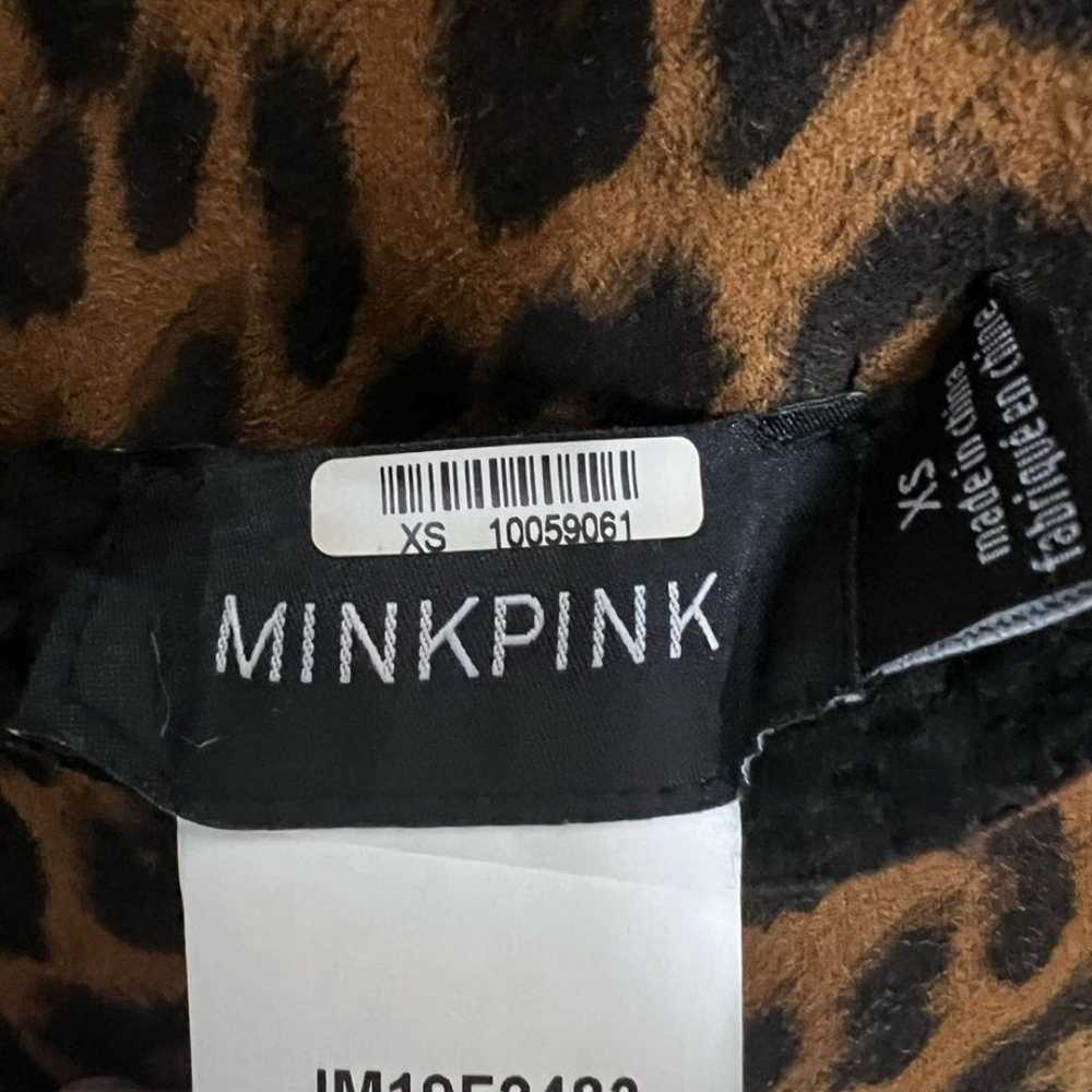 MINKPINK Let It Happen Reversible Jacket Leopard … - image 12