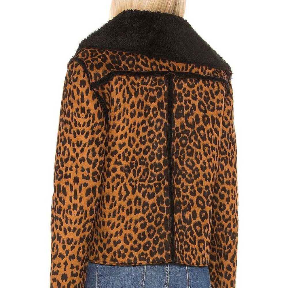 MINKPINK Let It Happen Reversible Jacket Leopard … - image 6
