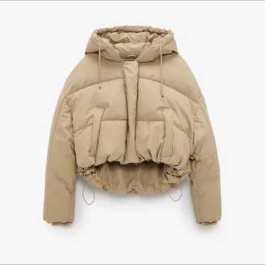 Zara Cropped Puffer Jacket - image 1