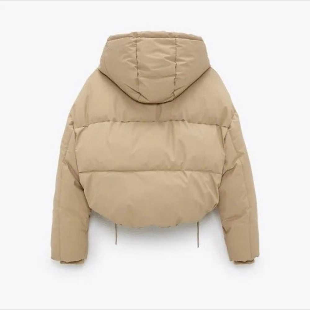 Zara Cropped Puffer Jacket - image 2