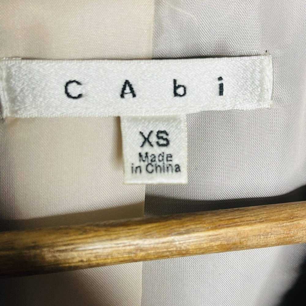 CAbi 459 Cocktail Jacket Faux Fur LTD Edition Bla… - image 5