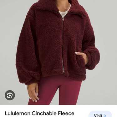 Lululemon Cinchable Fleece Zip-Up