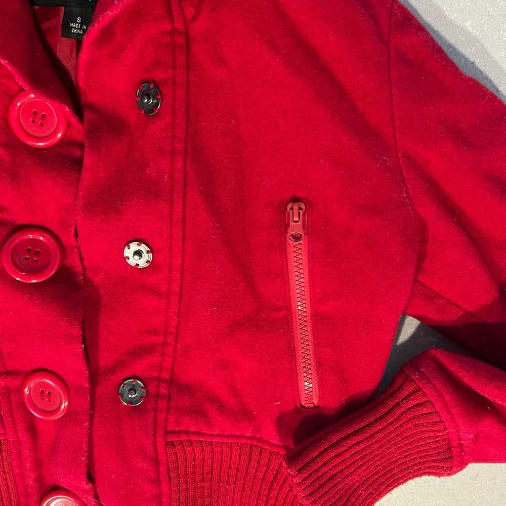 Red Button Up Jacket - image 3