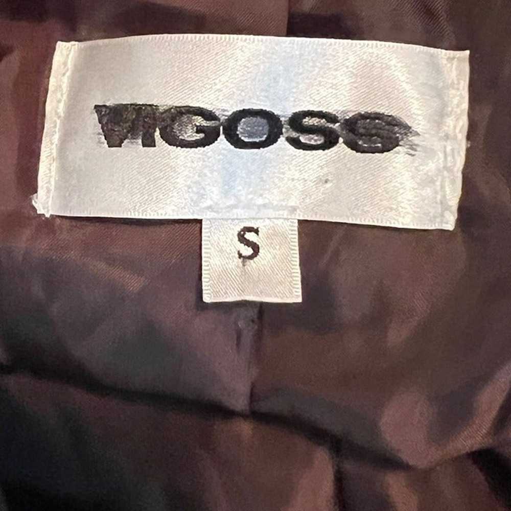 Vigoss Women's Faux Suede Moto Jacket Notch Colla… - image 11