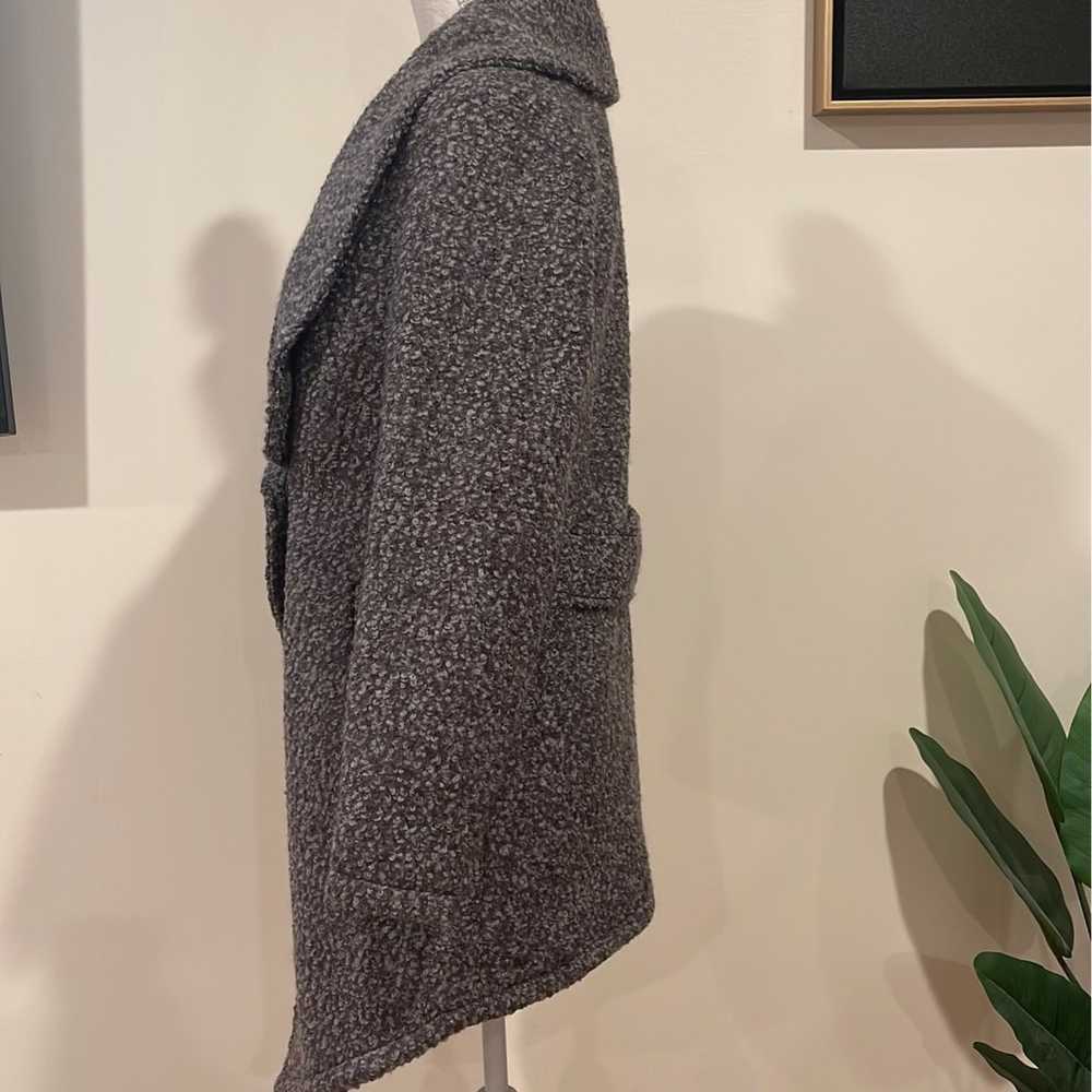 Grey asymmetrical Coat size 4 - image 2