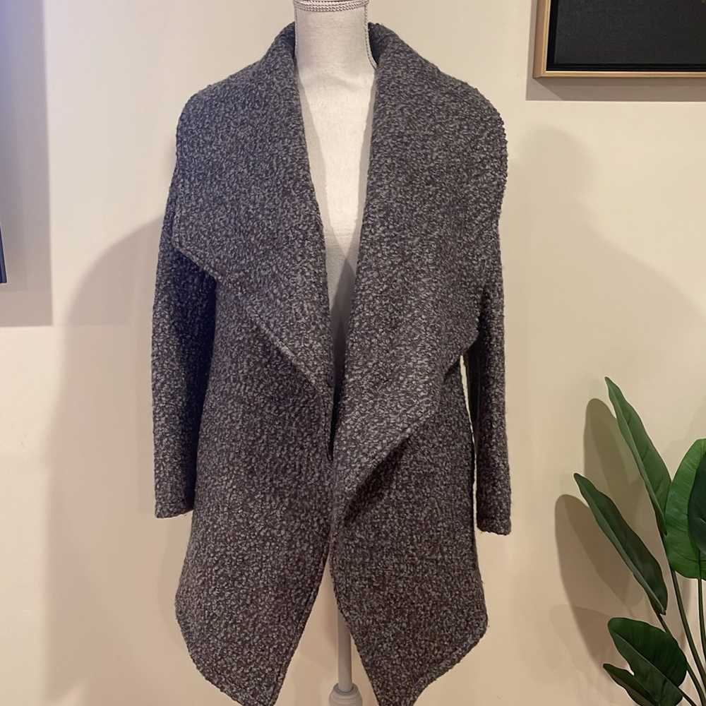 Grey asymmetrical Coat size 4 - image 4