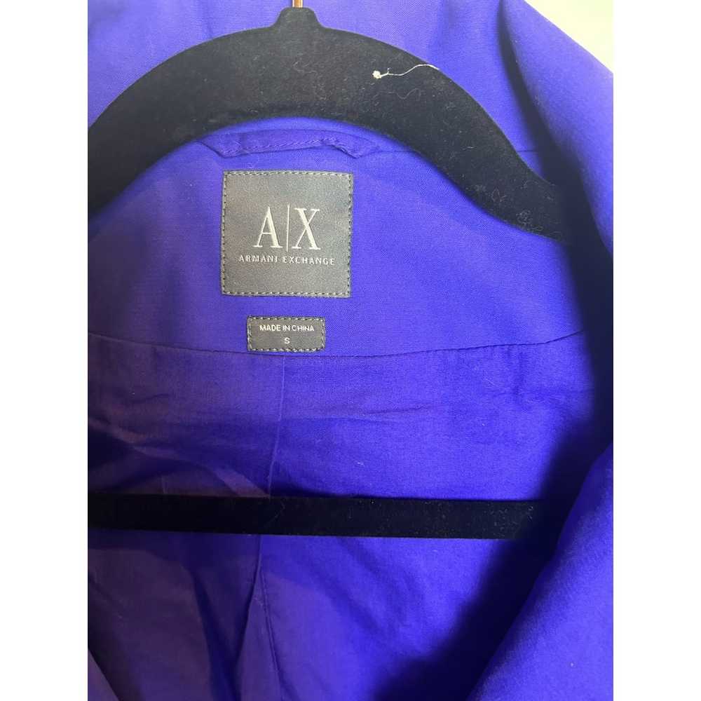 Armani Exchange Women’s Small Purple Blue jacket … - image 5